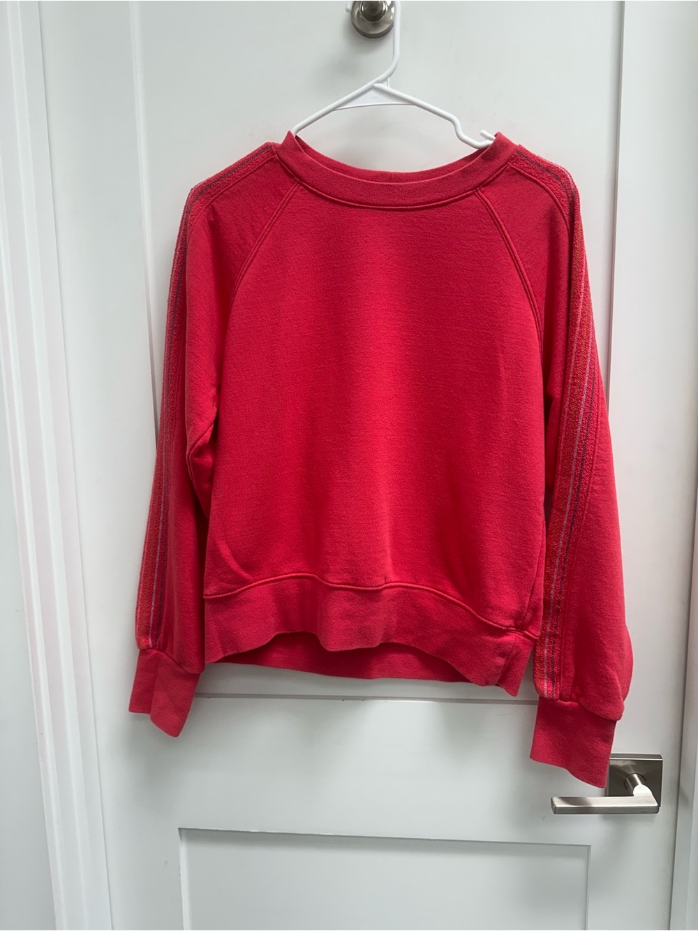 Evereve Crewneck Sweatshirt with side stripes